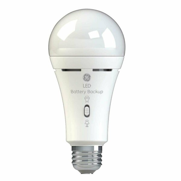 Perfecttwinkle 8W A21 Medium LED Battery Backup Light Bulb, Soft White PE3350798